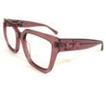 Coach Sunglasses Frames HC 8249 L1049 55278Z Clear Pink Oversized 53-21-140 - $65.23