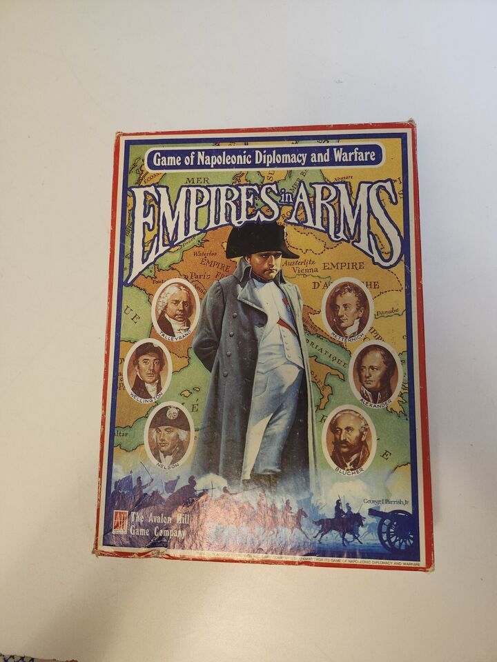 Vintage Empires in Arms Game Napoleonic Diplomacy and Warfare Avalon Hill AH GUC - £46.47 GBP