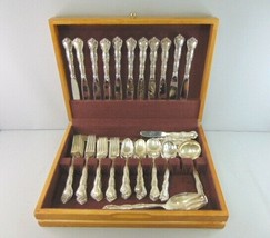 Vintage Gorham Sterling Silver Rondo Monogram Flatware 80pcs - £5,206.80 GBP