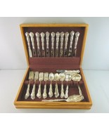 Vintage Gorham Sterling Silver Rondo Monogram Flatware 80pcs - $6,534.00
