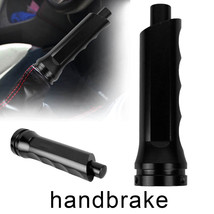 1Pc JDM Black Aluminum Car Handle Hand Brake Sleeve Cover Universal Fit - $13.00