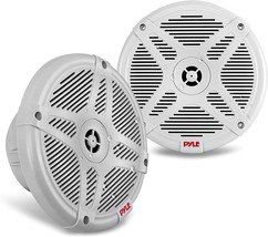6.5 Inch Marine Speakers - Coaxial 2-Way Waterproof Component, Pyle PLMRF65SW - £67.13 GBP
