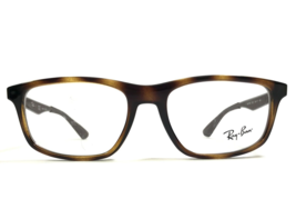 Ray-Ban Eyeglasses Frames RB7055 2012 Tortoise Brown Gray Rectangular 53-17-145 - £80.76 GBP