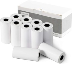 10 Rolls Print Paper for Kids Instant Print Camera Refill Print Paper Wo... - £27.52 GBP
