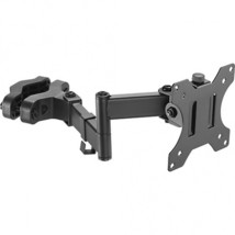 Amer PM111 FULL-MOTION POLE MONITOR MOUNT WITH EXTENDING 8IN ARM 1.1-2.4... - $78.61