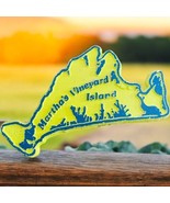 Martha&#39;s Vineyard Island Fridge Magnet Vintage Rubber Travel Souvenir Ye... - €8,14 EUR