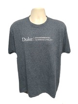 Duke University Environmental Sciences &amp; Policy Adult Large Gray TShirt - £11.87 GBP