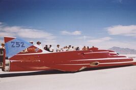 Salt Flat Racer Racing Racecar Photography by Mo Hernandez Metal Sign - $39.95