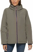 Tommy Hilfiger Womens Heavyweight Softshell Hooded Jacket Size: XL, Char... - £43.31 GBP