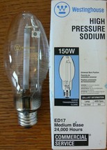 WestInghouse 150 watts ED17 HID Bulb 14500 lumens Clear High Pressure Sodium - £7.82 GBP