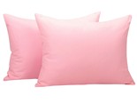 2 Pack 100% Brushed Microfiber 13X18 Zippered Toddler Pillowcases, Super... - $18.99