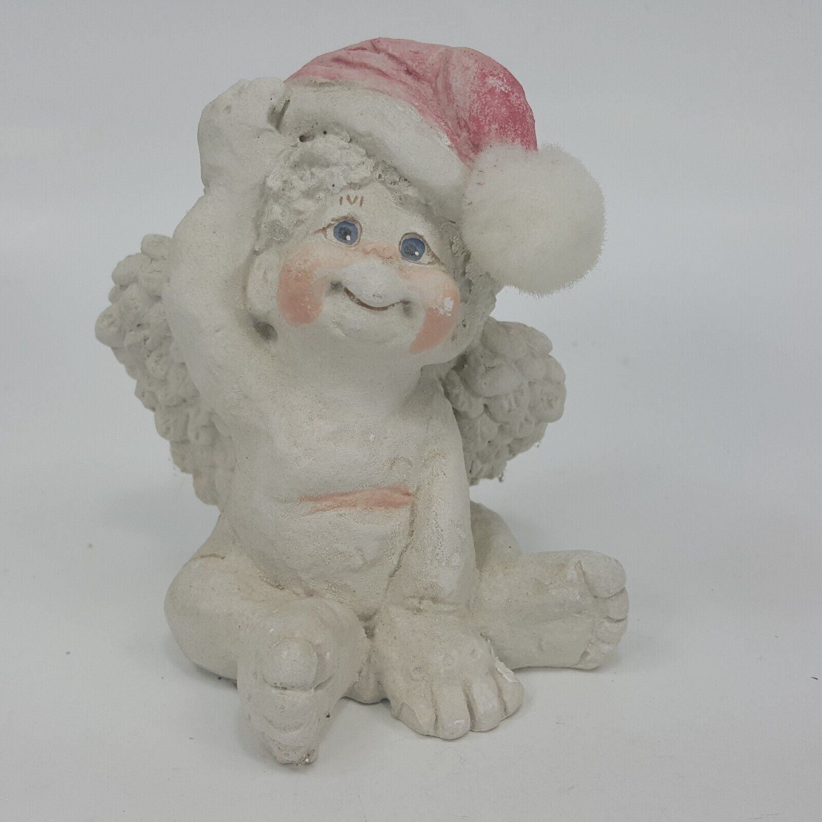 Cast Art Dreamcicles “Santa’s Little Helper” Cherub Figurine 3”T 3.5”W WLHJF - $10.00