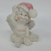 Cast Art Dreamcicles “Santa’s Little Helper” Cherub Figurine 3”T 3.5”W W... - £7.98 GBP