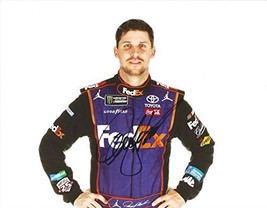 Autographed 2017 Denny Hamlin #11 Fed Ex Express Racing Media Day Pose Monster En - £68.74 GBP