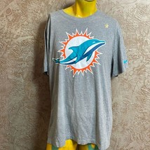 Miami Dolphins Gray Nike T-Shirt XXL - $11.30