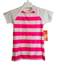Oxide Girl&#39;s Rash Splatter UPF 50 Rash Guard Shirts-Knockout Pink, Large... - $14.84