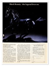 Print Ad Franklin Mint Black Beauty Pamela du Boulay Vintage 1987 Advert... - $182.07 MXN