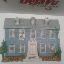 Brian Baker Deja Vu Collection 1510 Colonial House Blue Wall Decor Plaque - £38.36 GBP