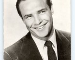 1960s Marlon Brando Celebrity Fan Club Style Photograph 5 1/2&#39; x 3 1/2&quot; M6 - $2.63