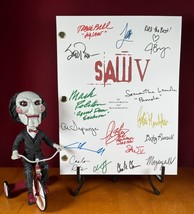 Saw V Script Signed- Autograph Reprints- Jigsaw- Saw 5 Movie Script - £19.66 GBP