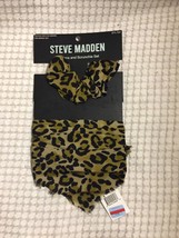 Steve Madden Cotton Leopard-Print Bandana &amp; Scrunchie Set - £15.81 GBP