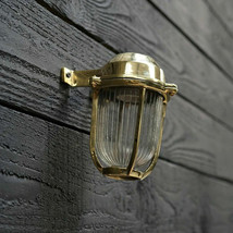 Vintage Marine Antique Brass Wall Mount Nautical Indoor Outdoor Lights 1pc - £120.01 GBP