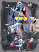 new THE NIGHTMARE BEFORE CHRISTMAS JACK SALLY DANCE Counted Cross Stitch... - $4.90