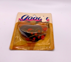 Vintage 1989 Goody Hair Tie Blue And Pink Hearts - $372.61 MXN