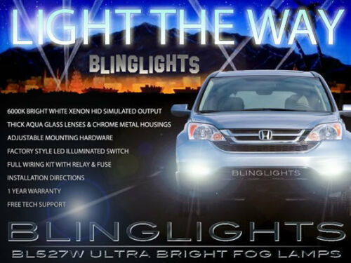 Primary image for Xenon Halogen Fog Lamps Light Kit for 2010-2011 Honda CR-V CRV 10 11