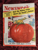 Newsweek April 11 1960 4/11/60 Gardening Green Thumbs Issac Stern Doris Day - £5.17 GBP