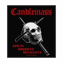 CANDLEMASS epicus doomicus metallicus 2020 official merch WOVEN SEW ON P... - £3.87 GBP