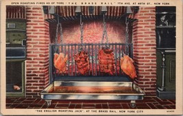 &quot;The English Roasting Jack&quot; at the Brass Rail New York City NY Postcard PC452 - £3.98 GBP