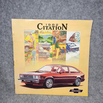 1982 CHEVROLET CHEVY CITATION SALES BROCHURE BOOK X11 - $5.00