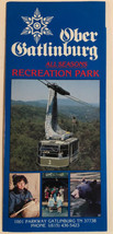 Vintage Ober Gatlinburg Brochure Smoky Mountain Tennessee BRO1 - $5.93