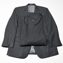 Wilke Rodriguez 46R 38x28 Charcoal Gray 100% Wool Mens Jacket Pants Suit - $64.99