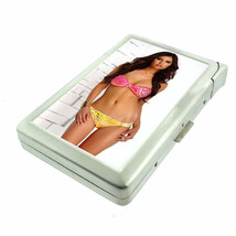 Fiji Pin Up Girls D1 Cigarette Case with Built in Lighter Metal Wallet - £15.73 GBP