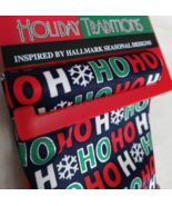 NECK TIE HOHOH SNOWFLAKE CHRISTMAS SEASON FESTIVE COLORS BY HOLIDAY TRAD... - £20.13 GBP