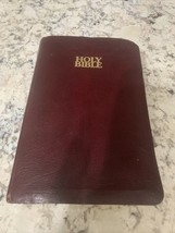 Holy Bible  Referenced Giant print Hand size edition Genuine Bonded Leather - $12.87