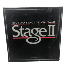 Vintage Stage II Game The Two Stage Trivia Game Milton Bradley 1985 Comp... - £13.41 GBP