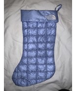 The North Face Christmas Stocking Blue quilted Discontinued - $561.42 MXN