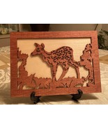 Brand New Layered Wooden Laser Art - Whitetail Doe - FREE SHIPPING - $472.55 MXN