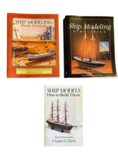 Books Lot of 3 Ship Modeling Tips Techniques Instructions How to Build Models - £14.82 GBP