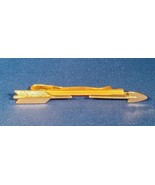 Vintage Gold Toned Tie Clip Arrow Tension Clip Hickok Brand USA Adjustable - £9.71 GBP