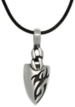 Jewelry Trends Viking Warrior Protection Amulet Pewter Pendant Necklace 18&quot; - £24.24 GBP