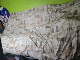 Pine Creek Comforter Blanket Fish Large 86&quot; X 76&quot; Deer Elk Hunting Fishing - £154.11 GBP