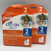 Lot 2 Boxes Off! Clip-On Mosquito Insect Repellent Refills 2 Refills Per... - $37.39