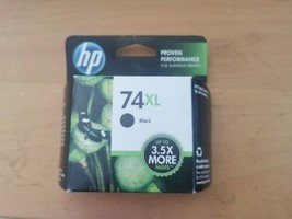 New Genuine HP 74XL High Yield Black Ink Cartridge Best Buy Date 2013 - $9.89