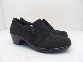 Easy Street Women&#39;s Quality Ankle Heeled Bootie Black Size 7.5W - £19.61 GBP