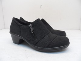 Easy Street Women&#39;s Quality Ankle Heeled Bootie Black Size 7.5W - $24.93