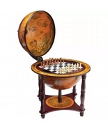 Kassel 13" Diameter Globe with 57pc Chess and Checkers Set - $135.99